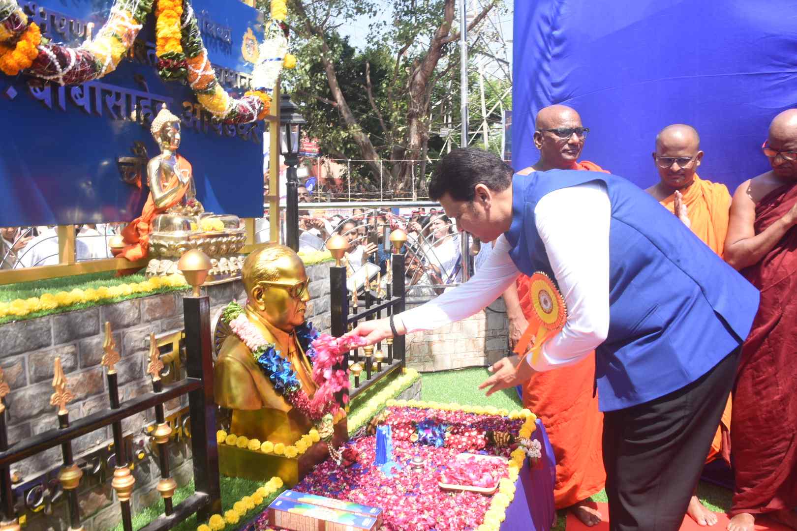 भारताच्या एकतेचा आणि संविधानिक मूल्यांचा पाया डॉ. बाबासाहेब आंबेडकरांनी रचला-मुख्यमंत्री देवेंद्र फडणवीस